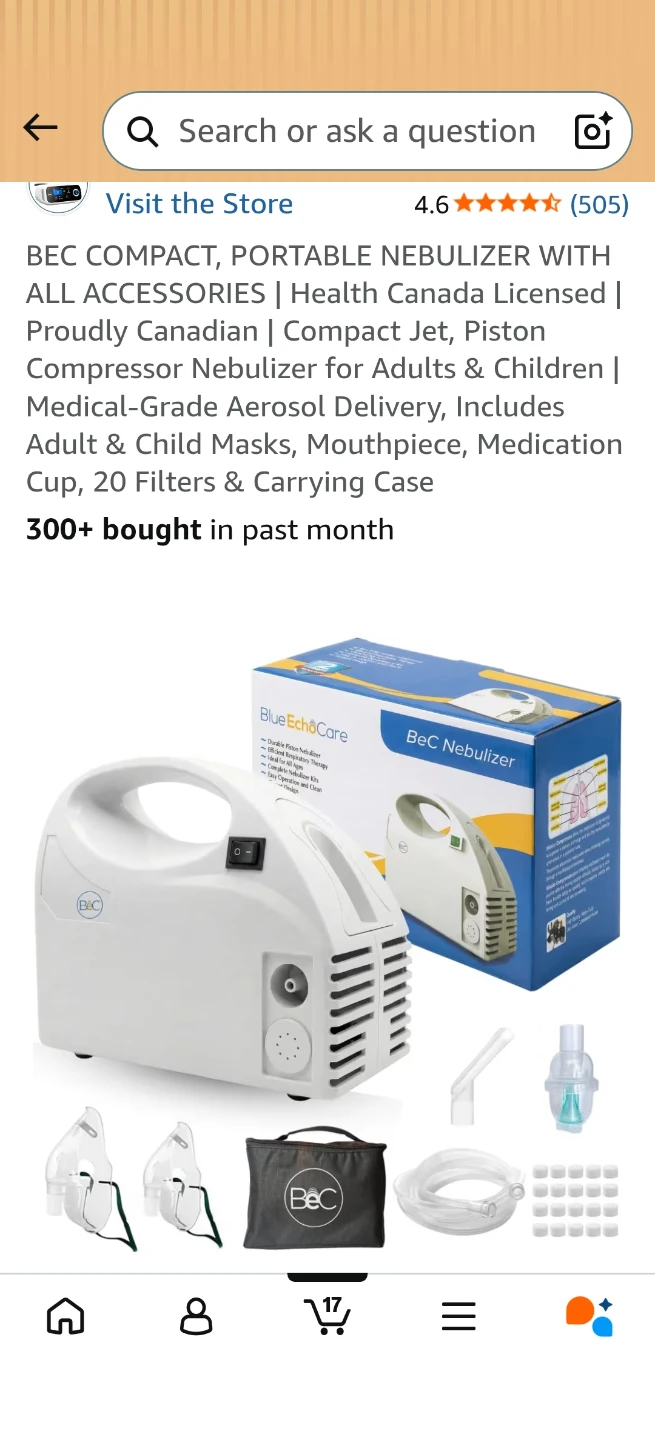 Portable Nebulizer with Accessories (Like New) - photo 4