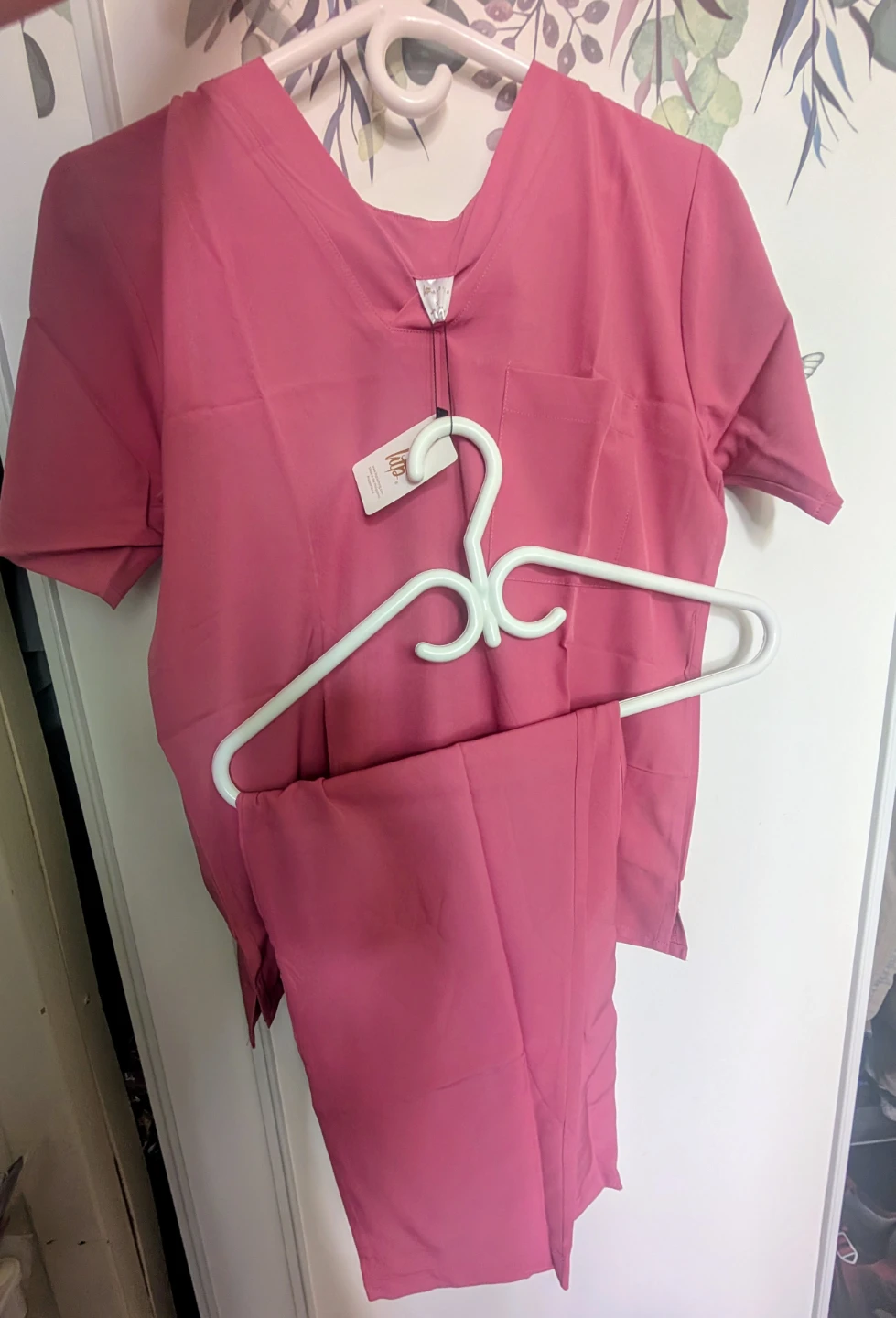 Pink Scrub Set