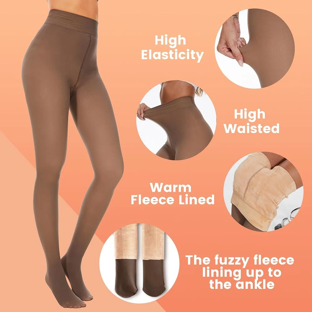 Warm Fleece Lined Tights
