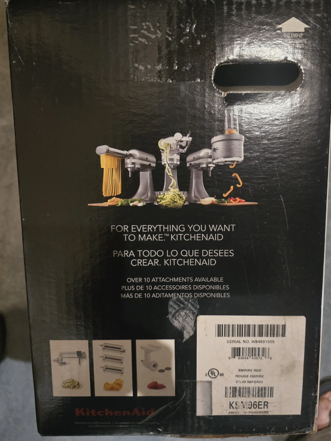 NEW KitchenAid 4.5 quart / 4.3 Liter Tilt-Head Stand Mixer - photo 3