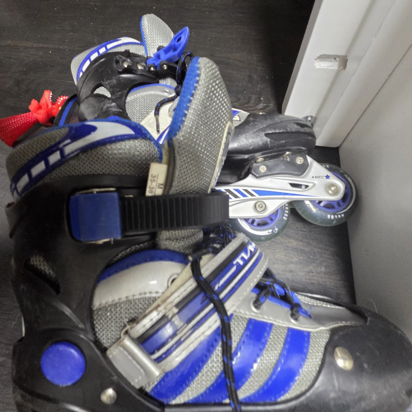 TIANE Adjustable Inline Roller Skates | Size M (35-38) - photo 2