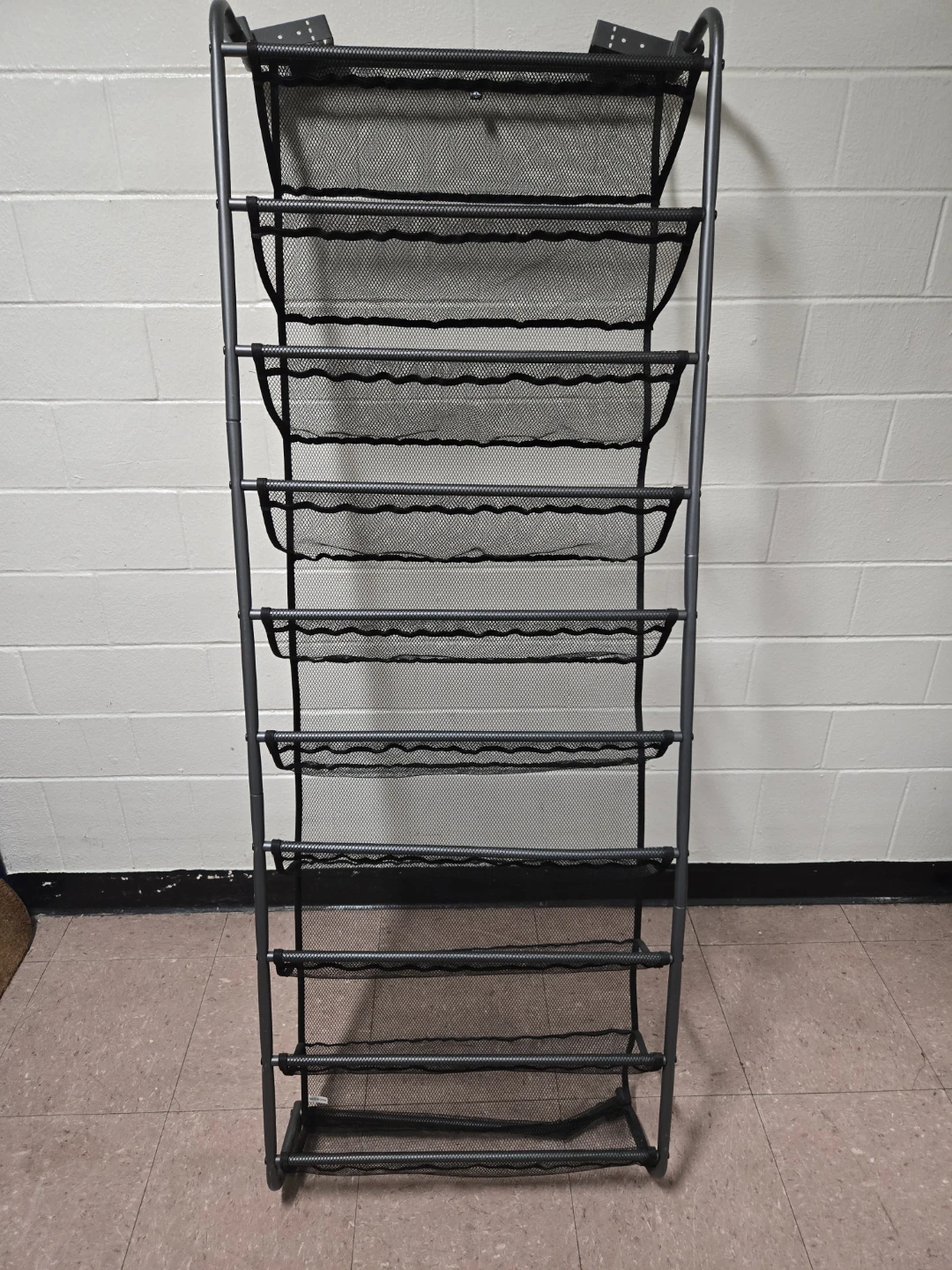 12-Tier Over-the-Door Shoe Rack Organizer - Holds 36 Pairs
