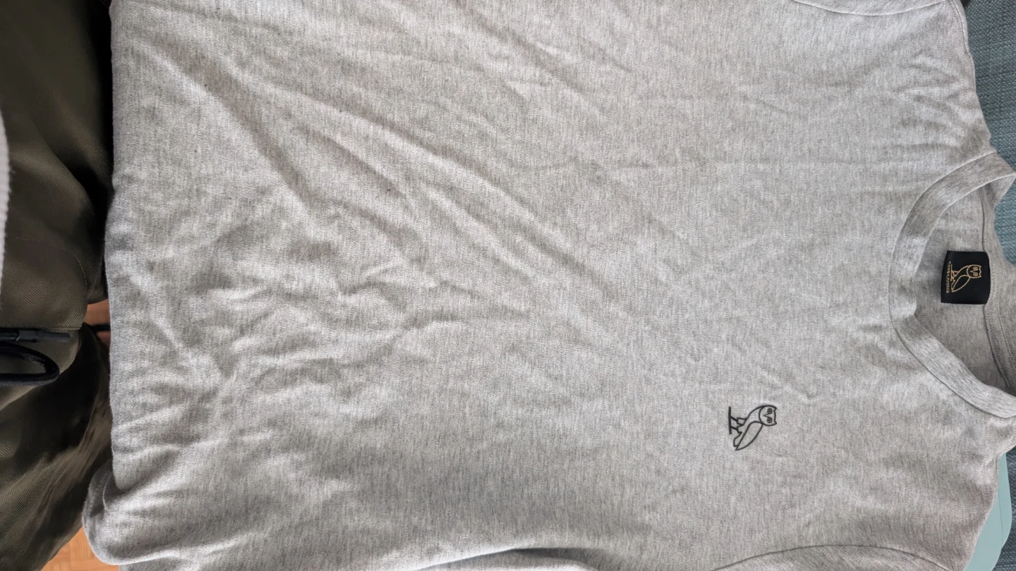 OVO Owl Logo T-Shirt - Grey - photo 2