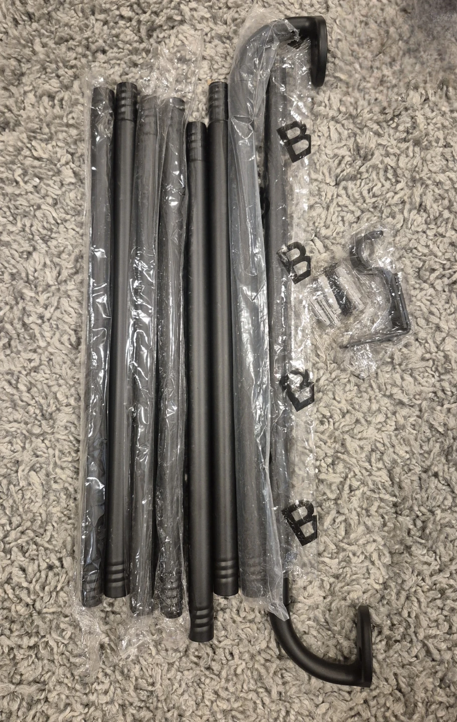 Blackout Wrap Around Curtain Rod 88"-120" Adjustable Heavy Duty - photo 4