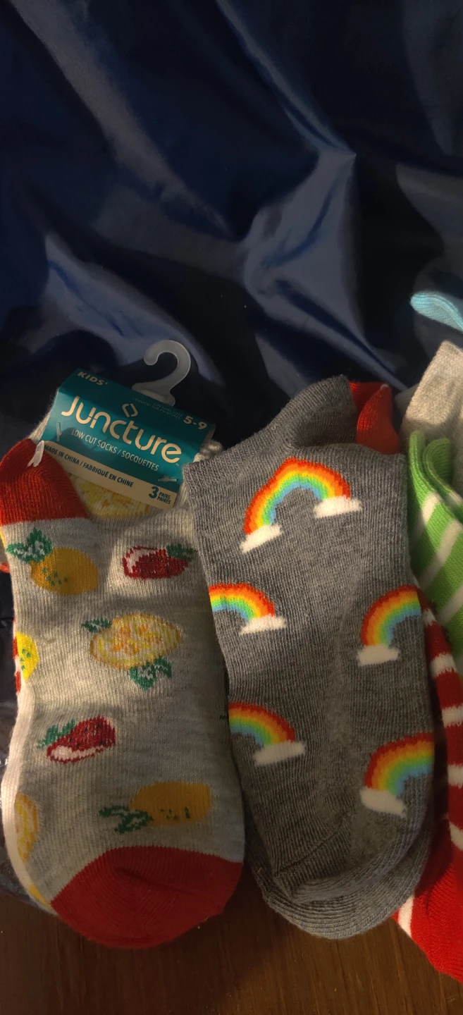 Juncture Kids Low-Cut Socks 3 Pack x9 kids size 5-9 - photo 4