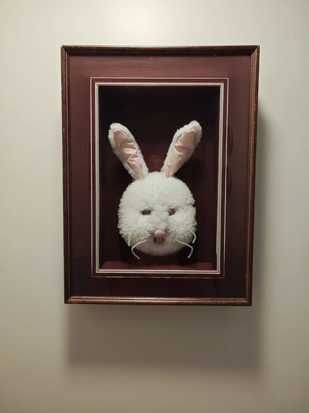 Framed Bunny Face Wall Art