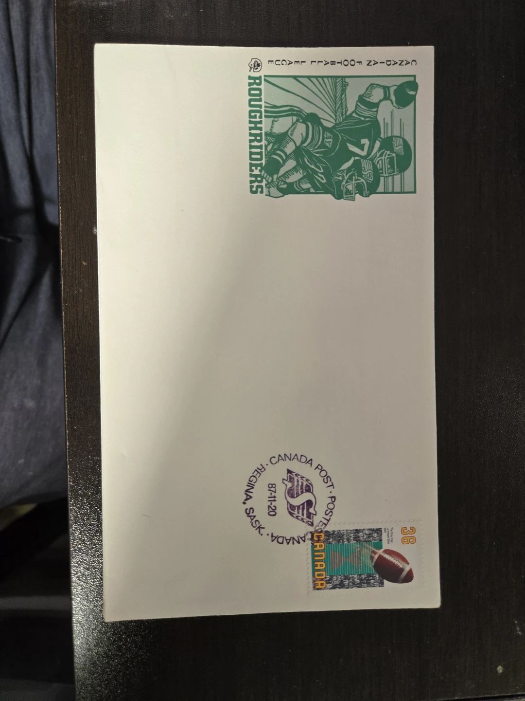 Canadian Football League CFL Envelopes - 5 Teams