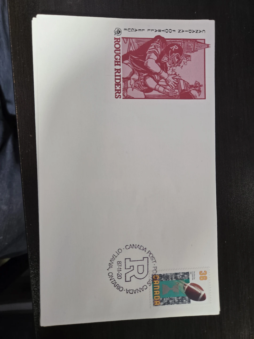 Canadian Football League CFL Envelopes - 5 Teams - photo 2