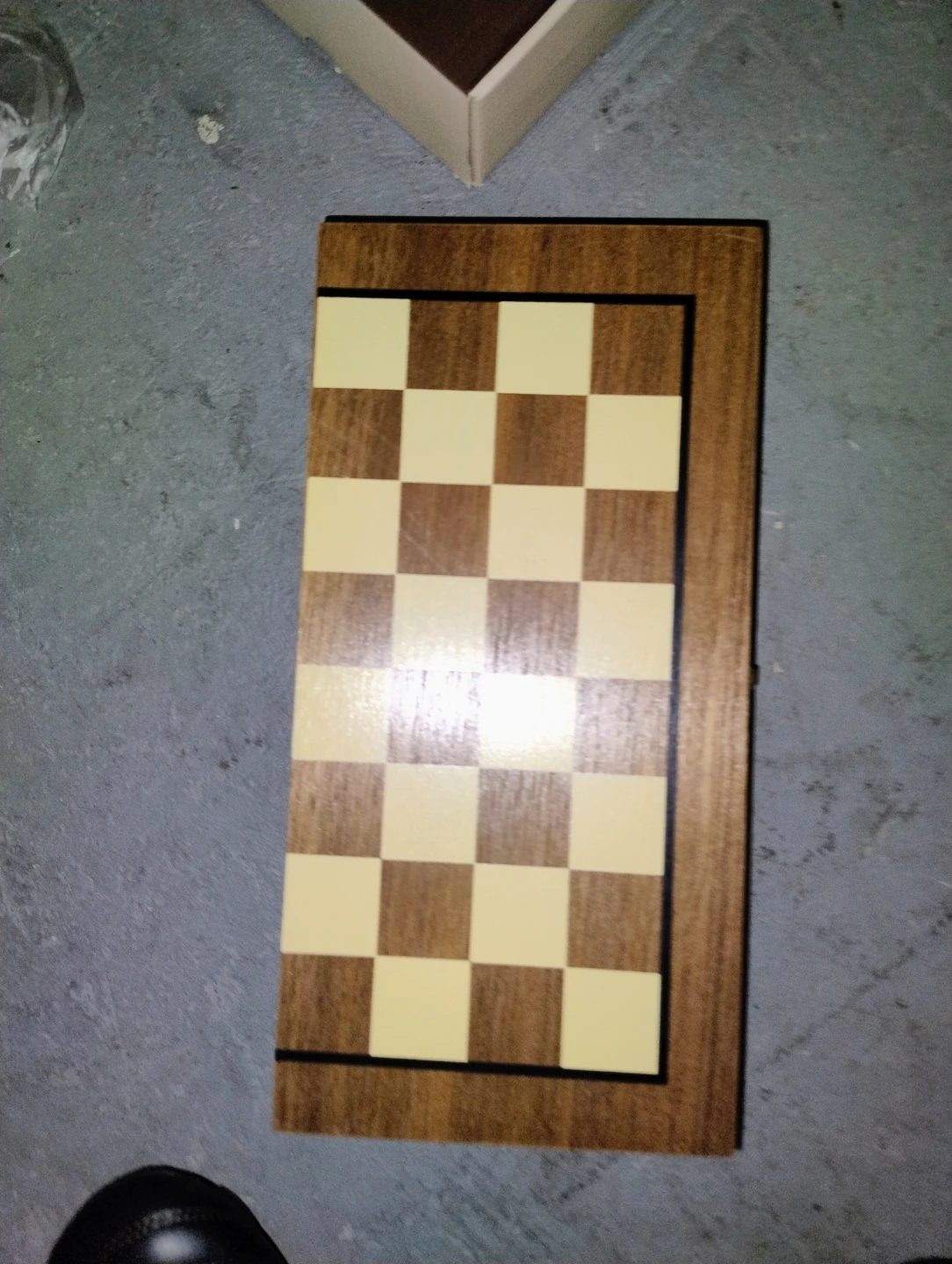Wooden Chess & Checkers Set - photo 2