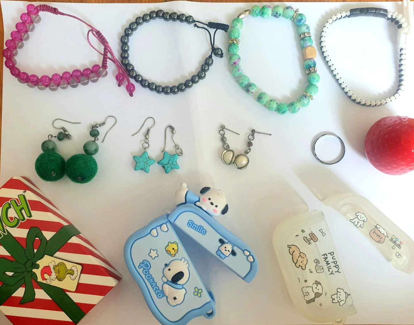 🥿Beaded Bracelets and Earrings Set🥿