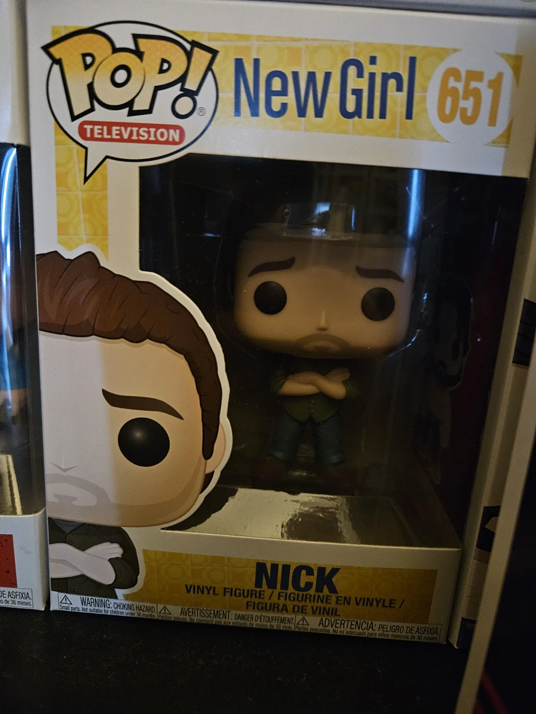 ⚽️ Funko Pop New Girl Nick 651 Vinyl Figure MINT