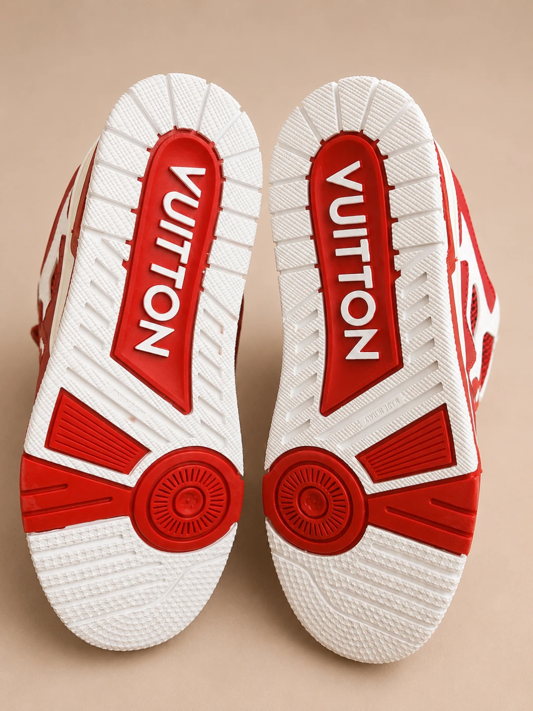 Red and White Fashion Sneakers - photo 5