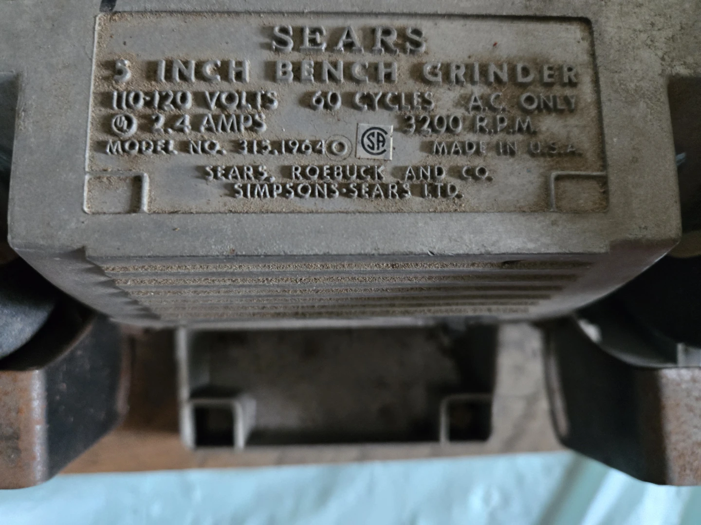 Sears 5 Inch Bench Grinder - photo 2