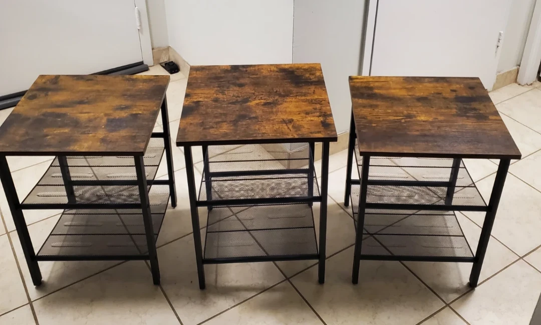 Rustic metal tables - photo 3