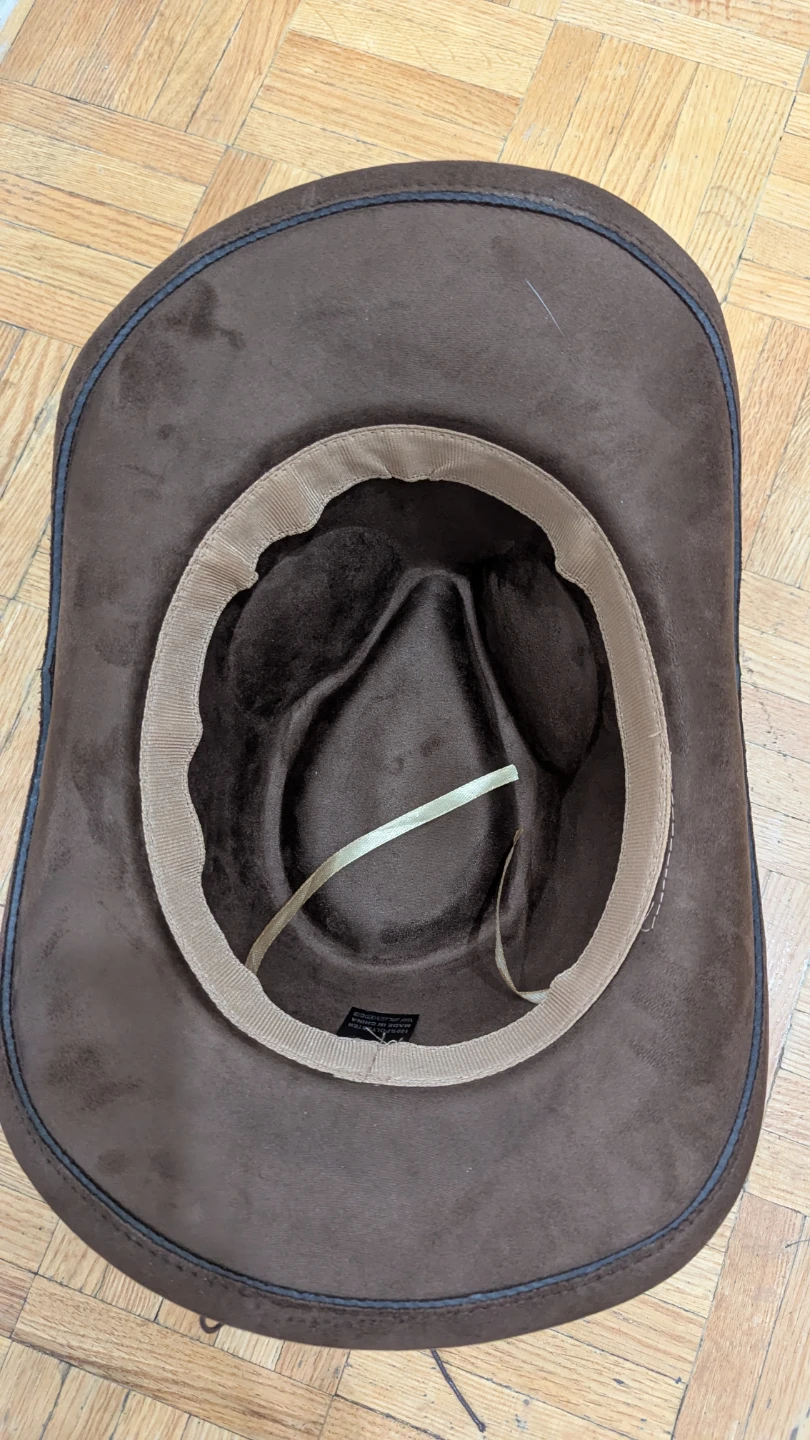 NEW Western Cowboy Style Hat Jazz Bowler Hat Cow Head - photo 3