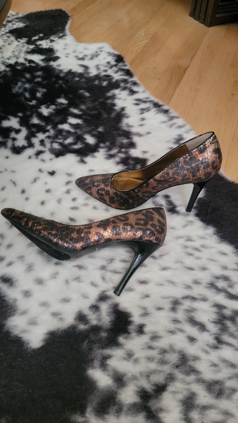 Nine West Leopard Print Heels - Size 7 - photo 2