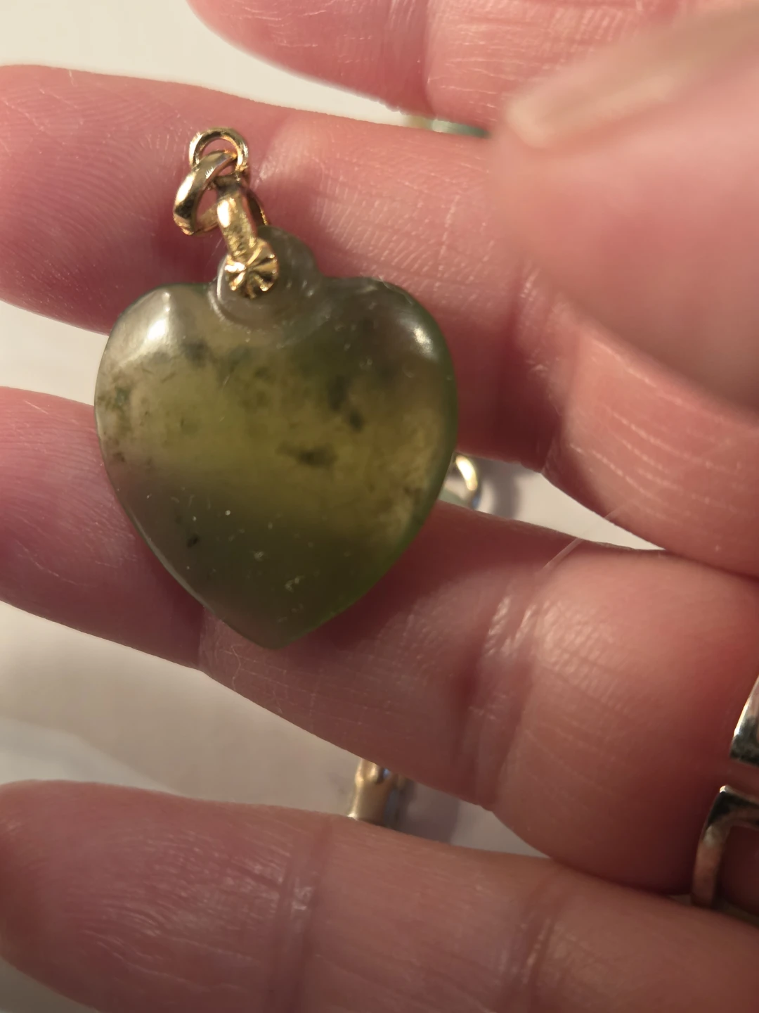 Jade Heart Pendant and Bracelet Set - photo 4
