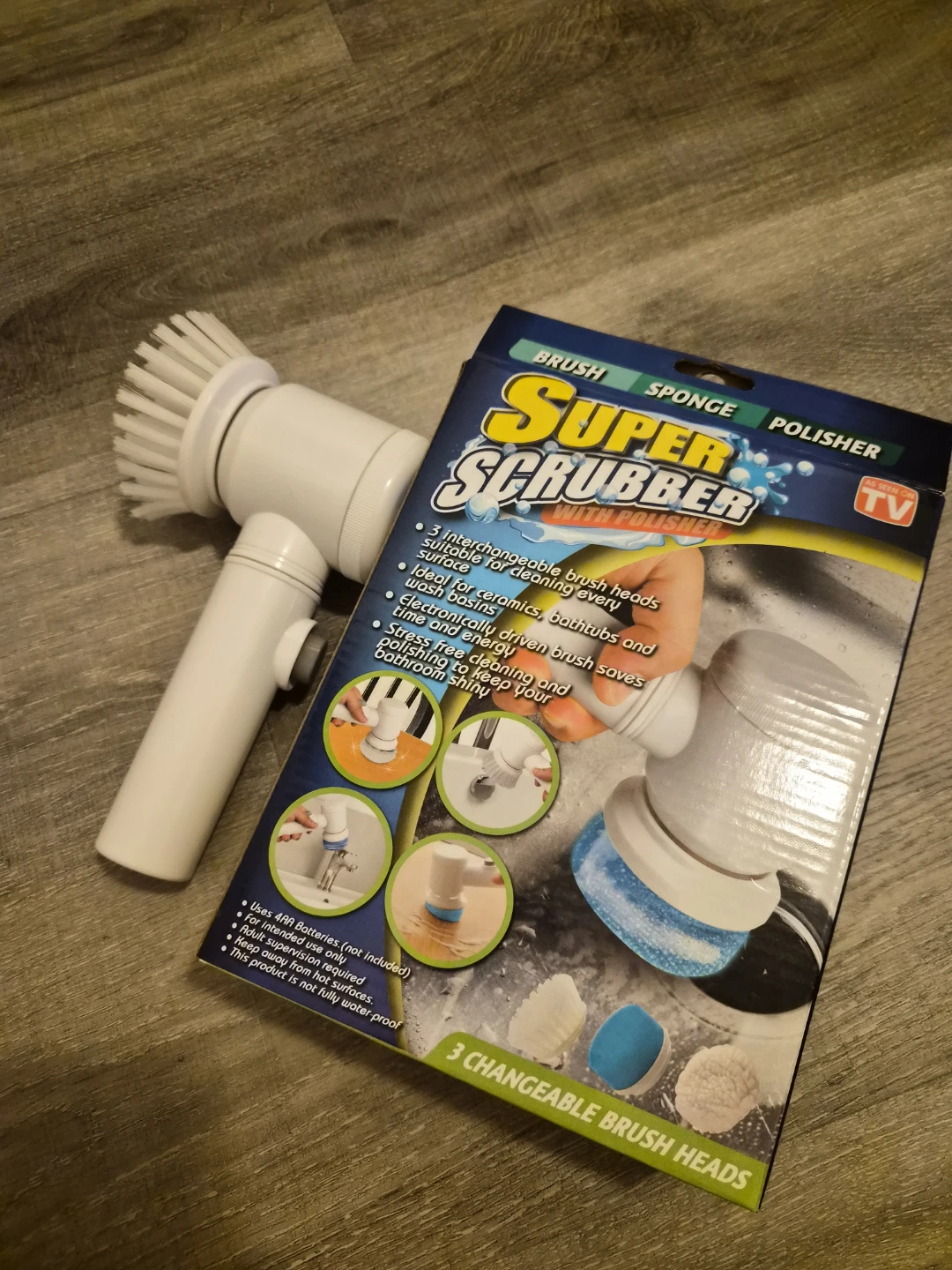⚽️Super Scrubber with Polisher - 3 Changeable Brush Heads - photo 2