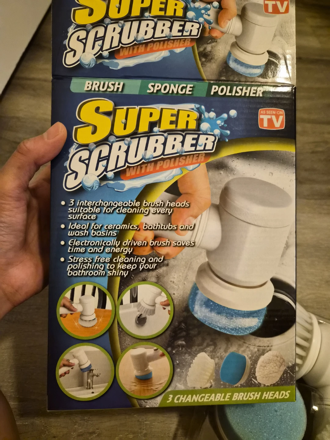 ⚽️Super Scrubber with Polisher - 3 Changeable Brush Heads - photo 4