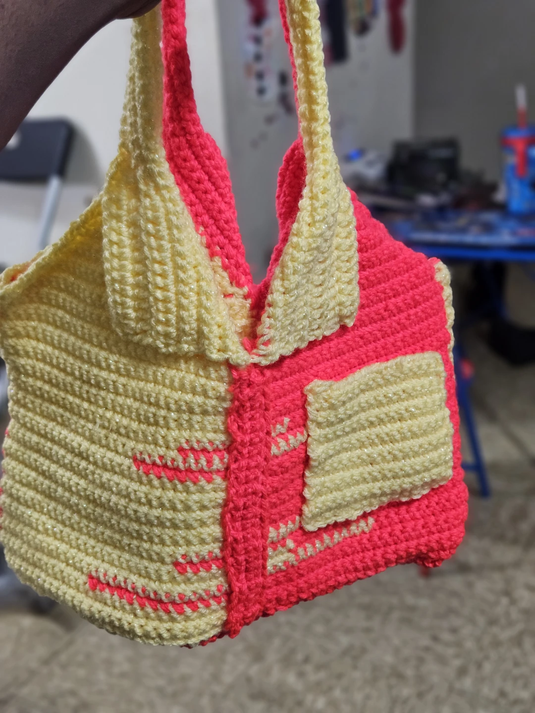 Crocheted Tote Bag - photo 2
