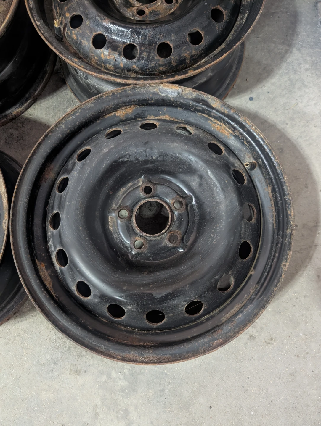 (4)-16 Inch 5x100 Toyota/Subaru Steel Rims - photo 2