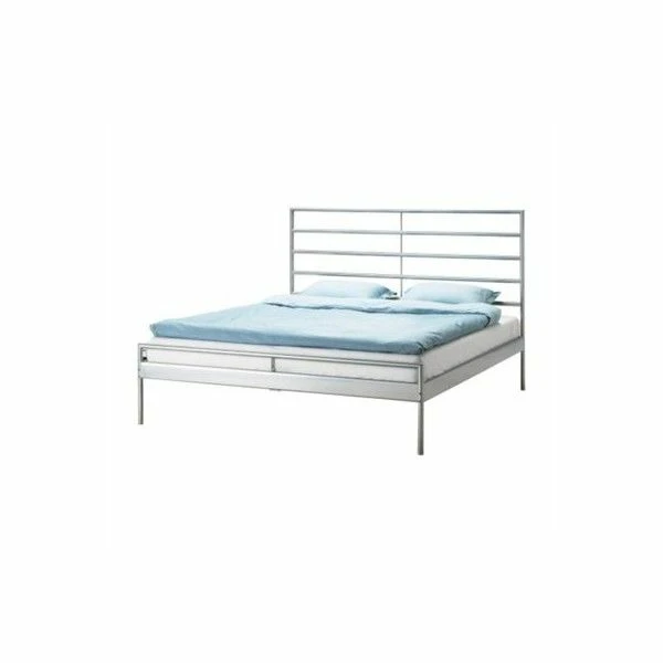 Ikea Heimdal Silver Metal Bed Frame