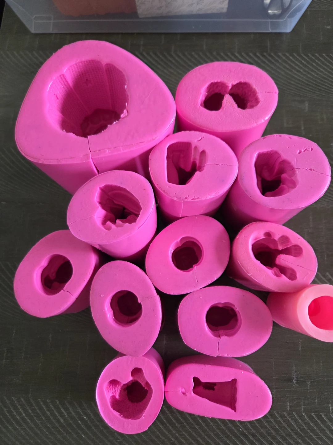 Pink Silicone Moulds for Crafts or Baking and making candles. - photo 2