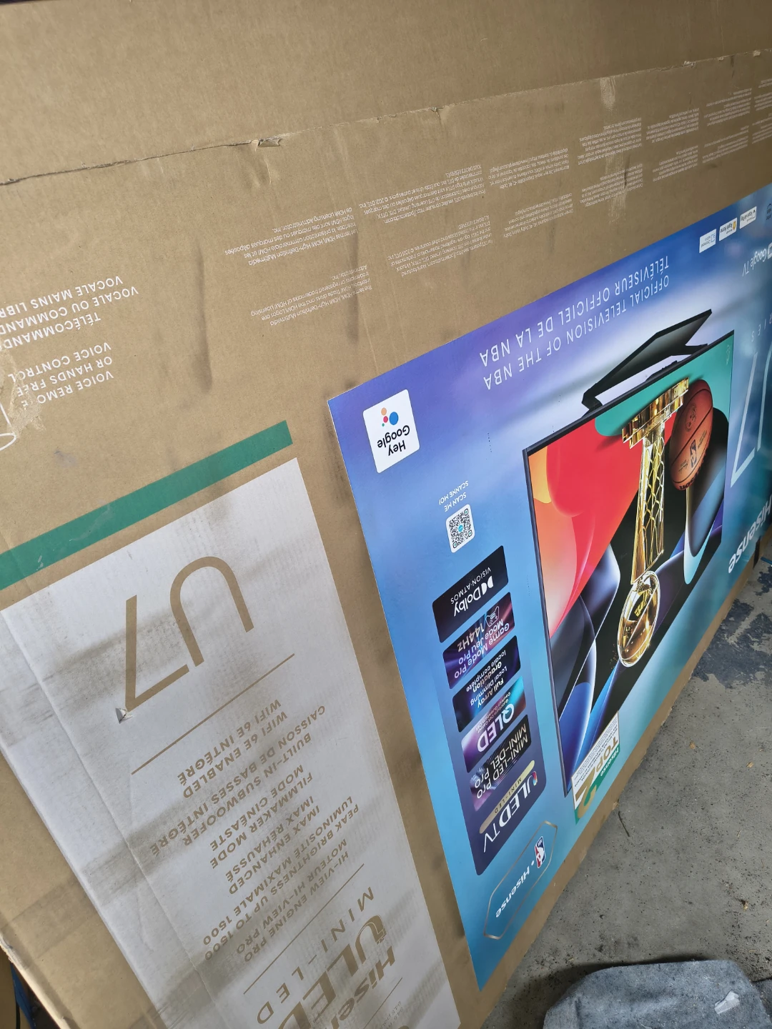 Tv Moving box for 85" Inch