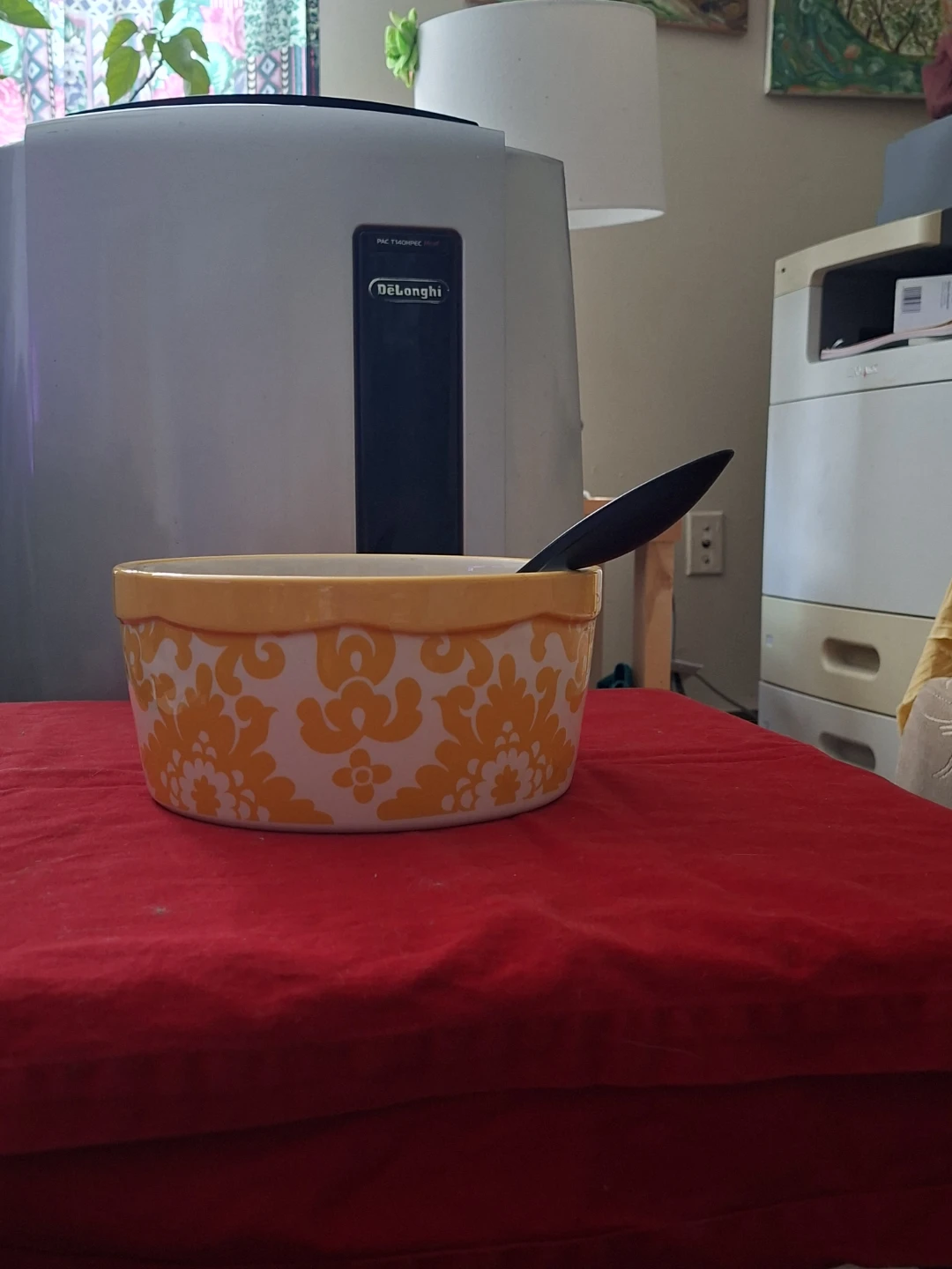 *** YELLOW AND WHITE CERAMIC BOWL - photo 5