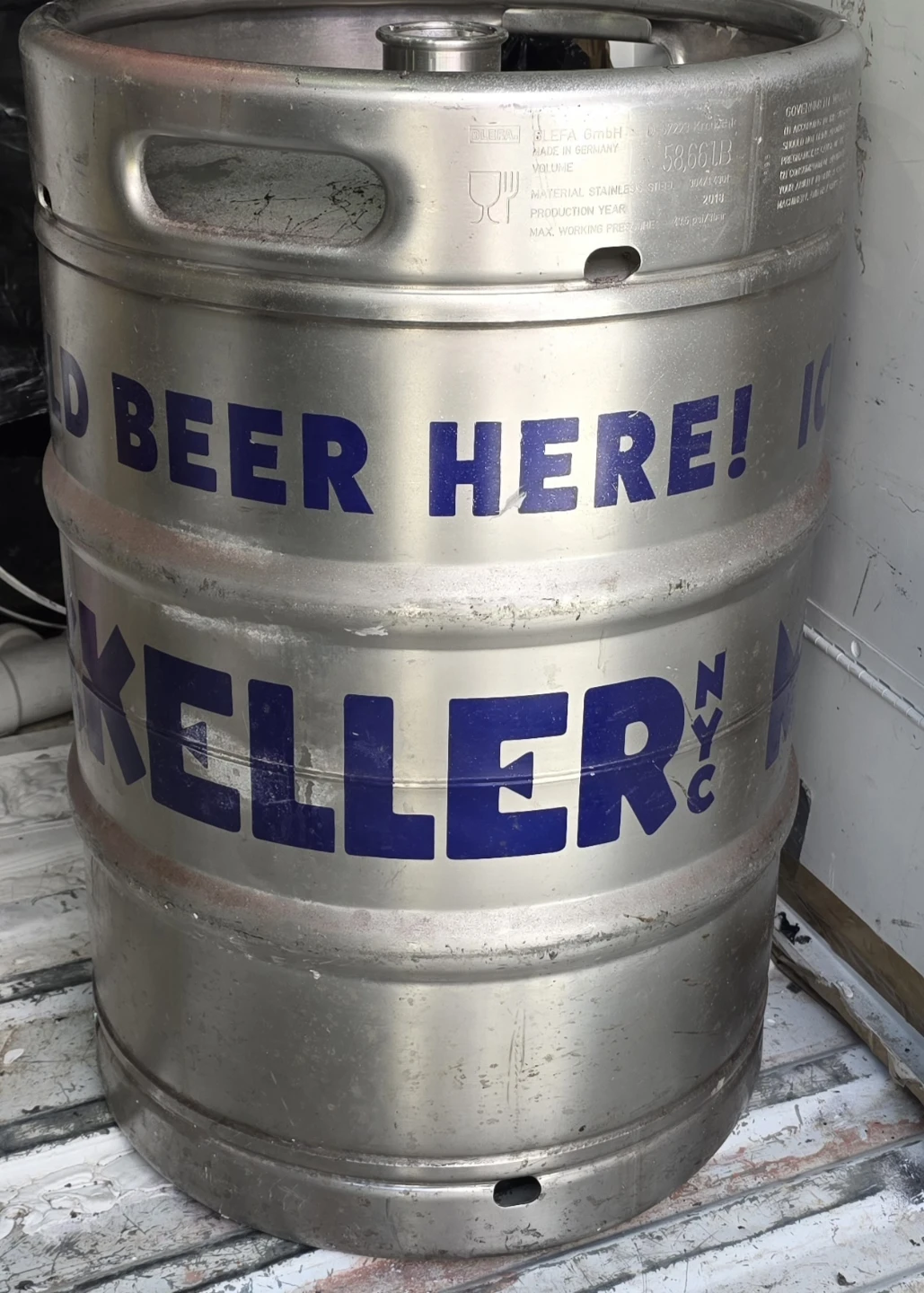 Keller NYC Beer Keg