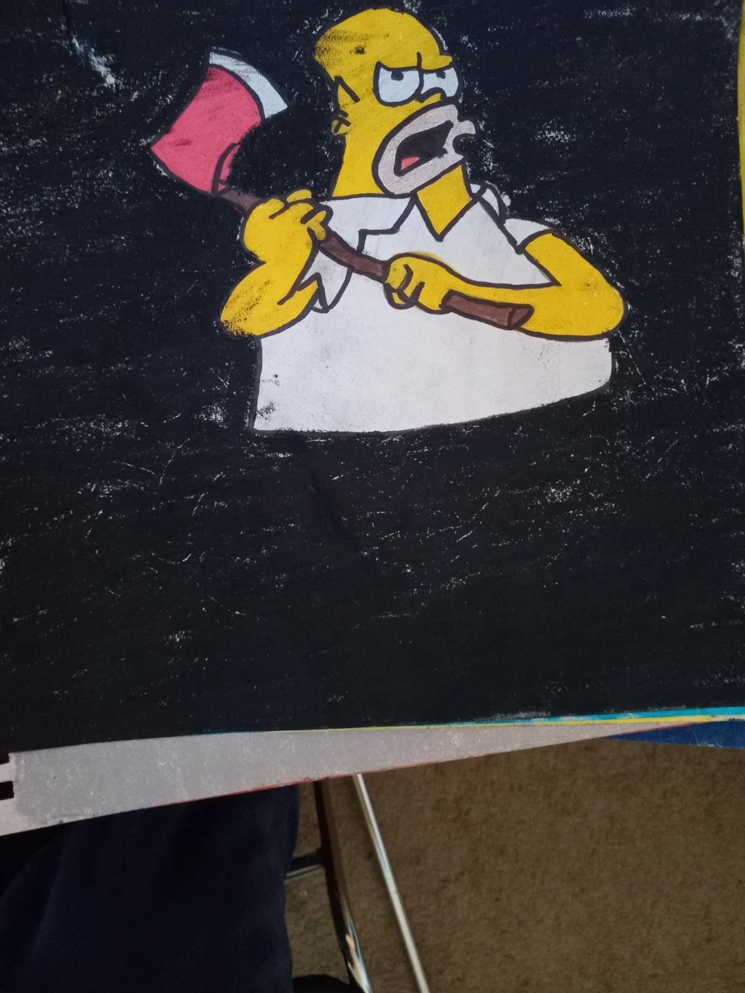 Homer Simpson Drawing by Custom Artist Sherwin - photo 3