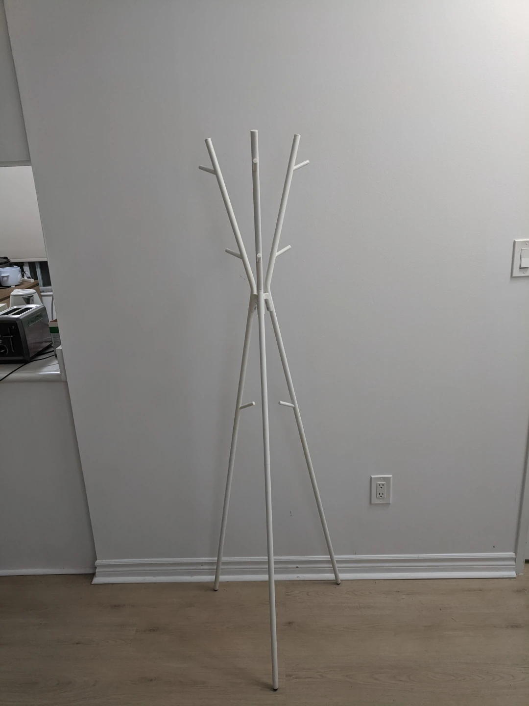 White Tree Branch Coat Rack