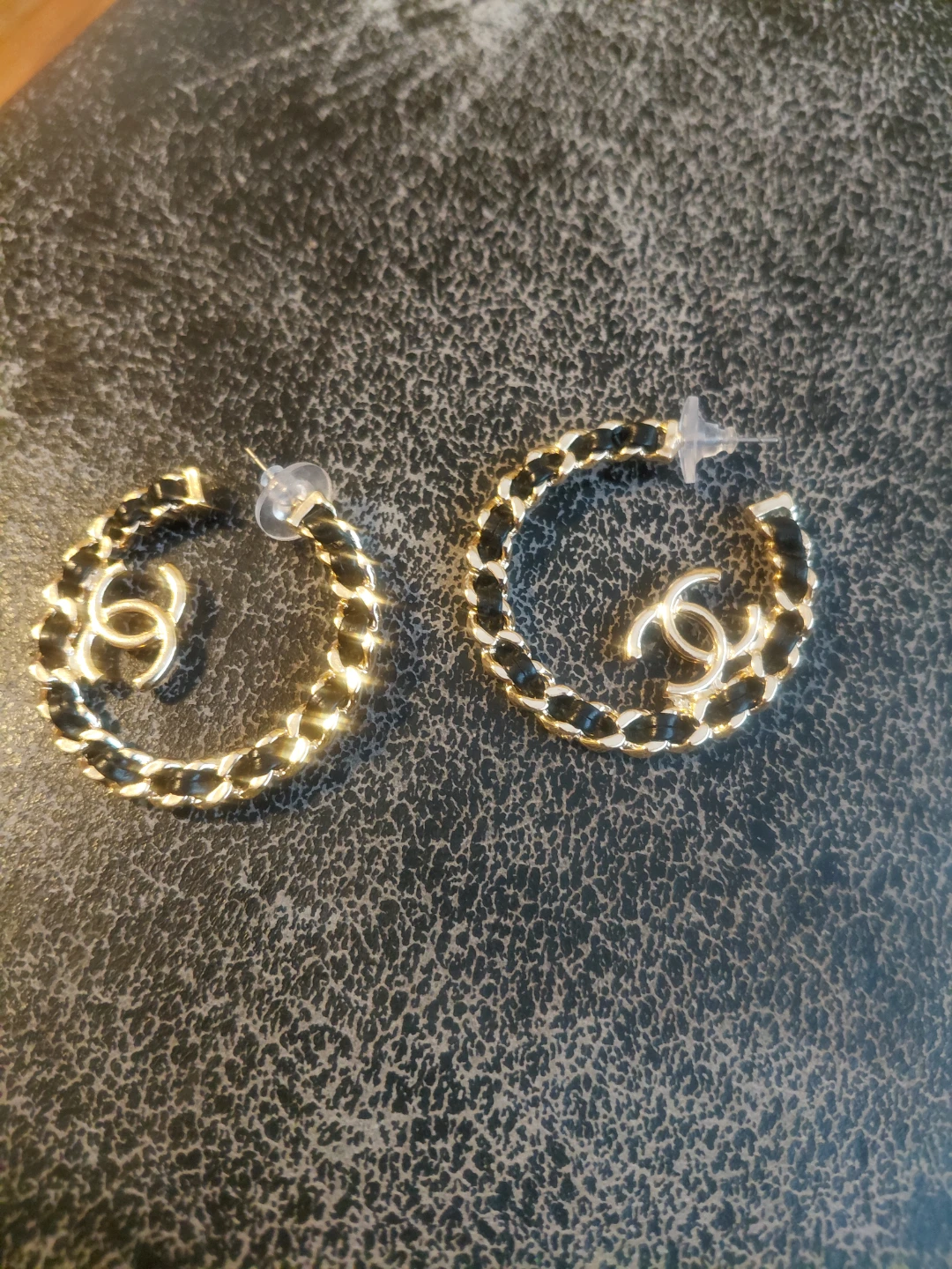 Chanel Hoop Earrings