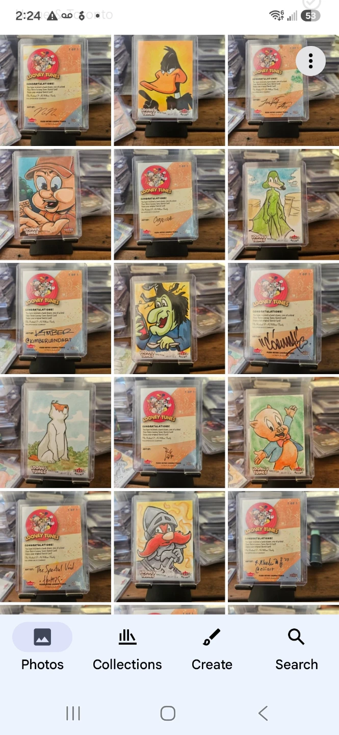 Looney Tunes Sketch Cards