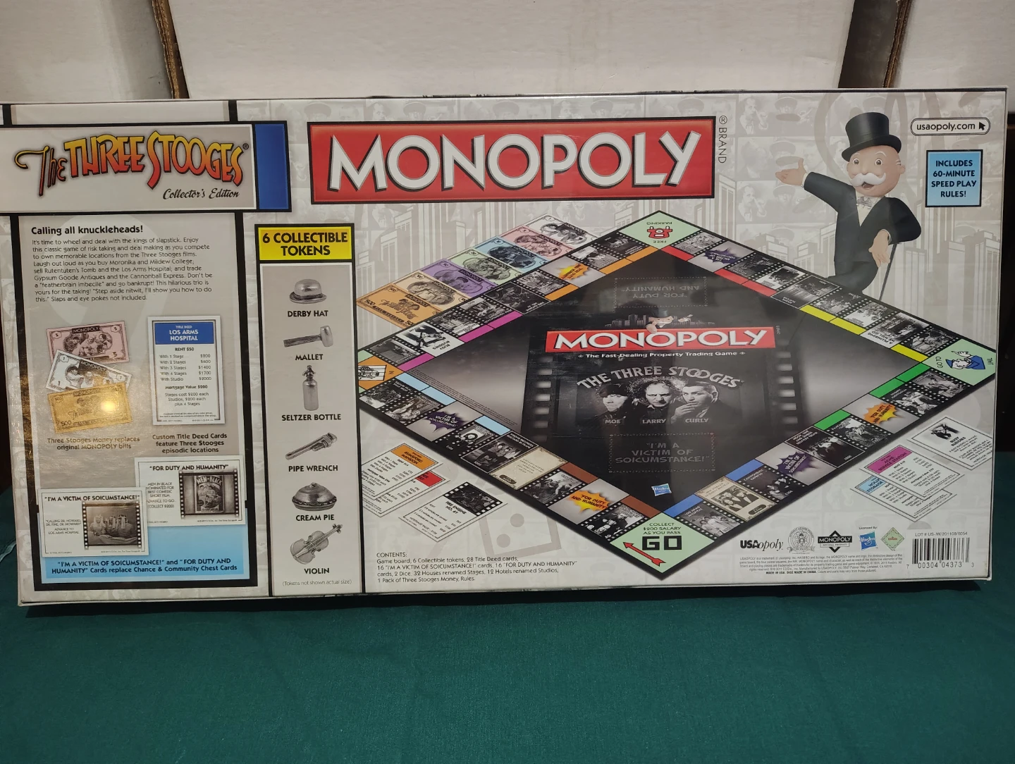 Monopoly The Three Stooges Collector's Edition Board Game - photo 2