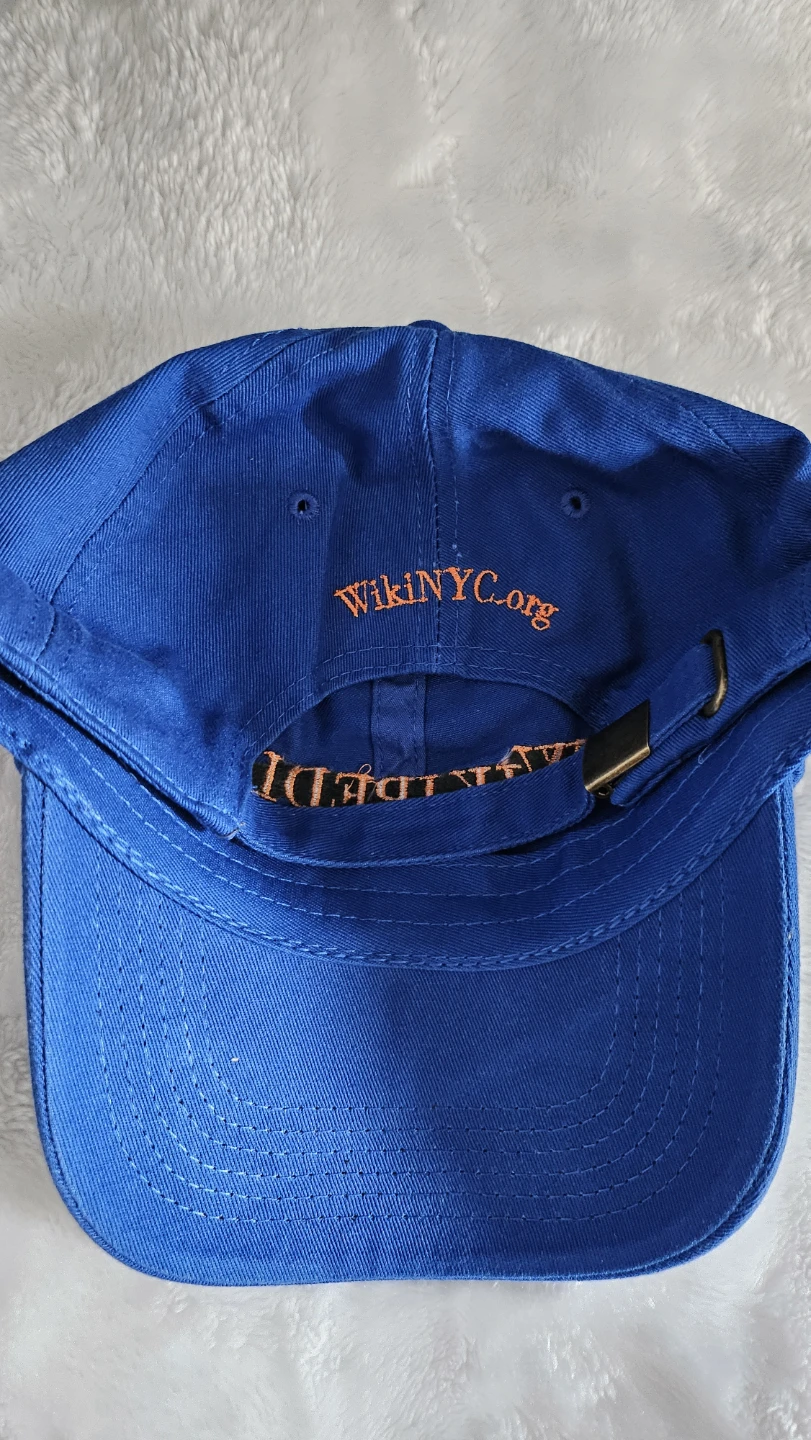 Blue Wikipedia Editor Baseball Cap ⚽ - photo 2