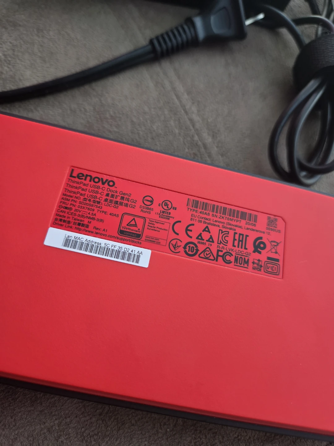 Lenovo ThinkPad USB-C Dock Gen2 - photo 4
