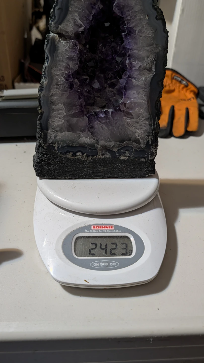 Amethyst Geode Display Piece