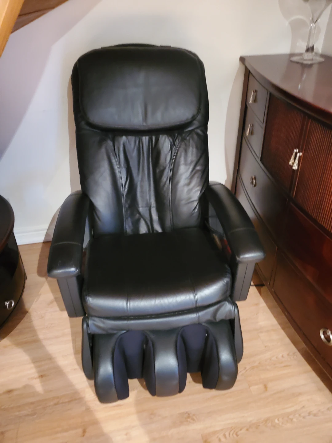Black Leather Massage Chair