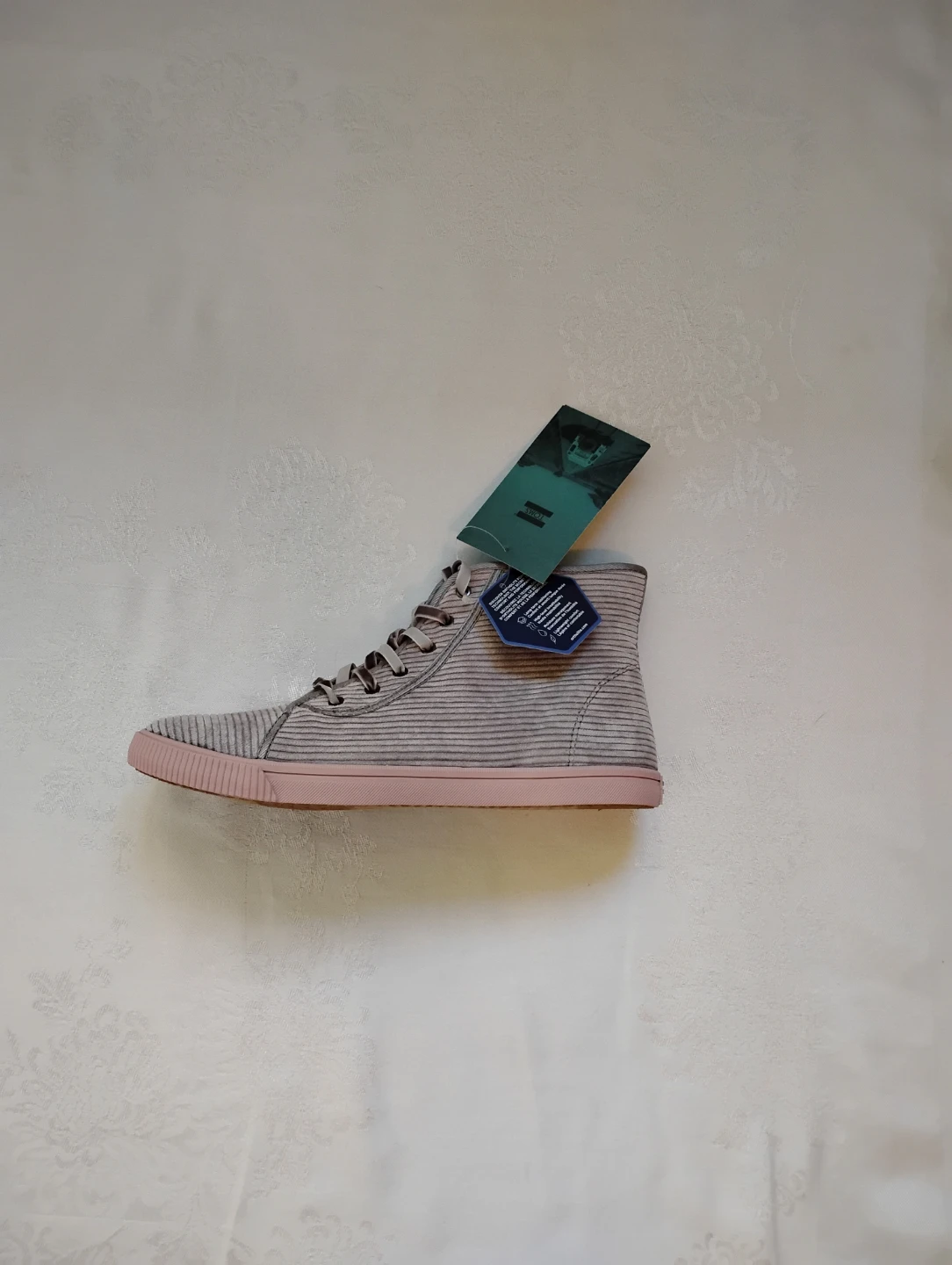 ⚽ Ladies Grey Tom's Curduroy High Tops - photo 5