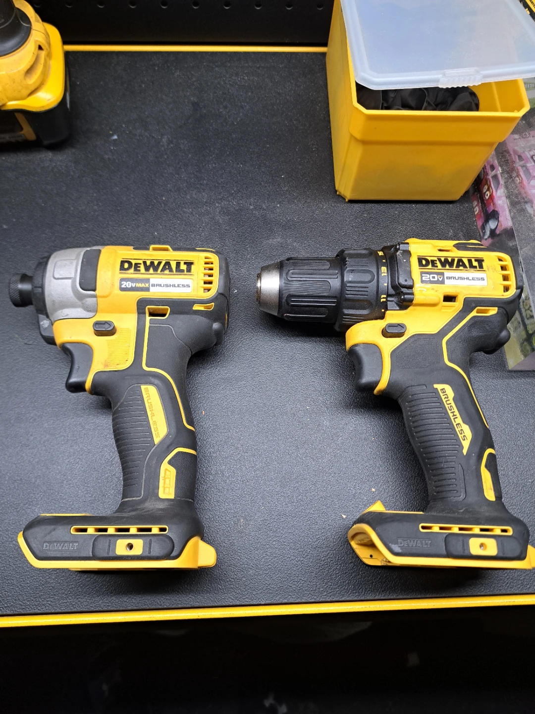 Dewalt drill and impact driver