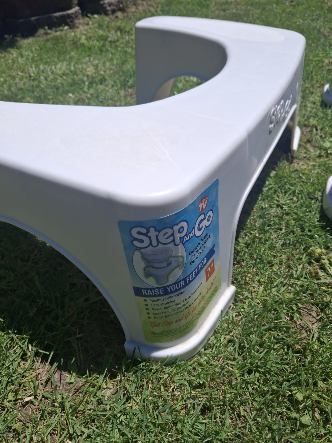Step and Go Toilet Stool - 7" Height - photo 4