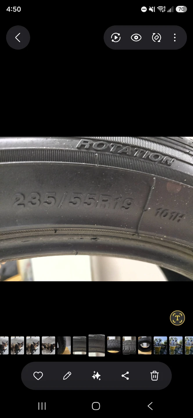 Set of 4 Rovelo winter tires, 235/55R19 107H. - photo 4