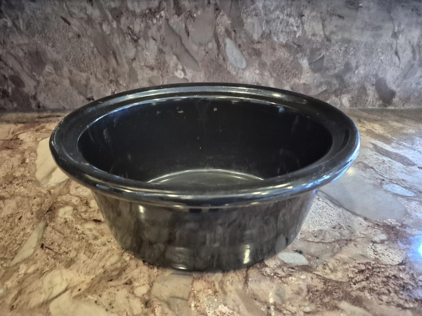 Black Slow Cooker Insert