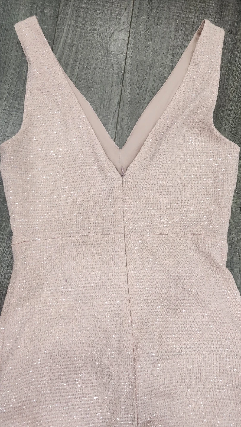 LE CHÂTEAU Pink Sequin Fishtail Gown TP/XS - photo 4