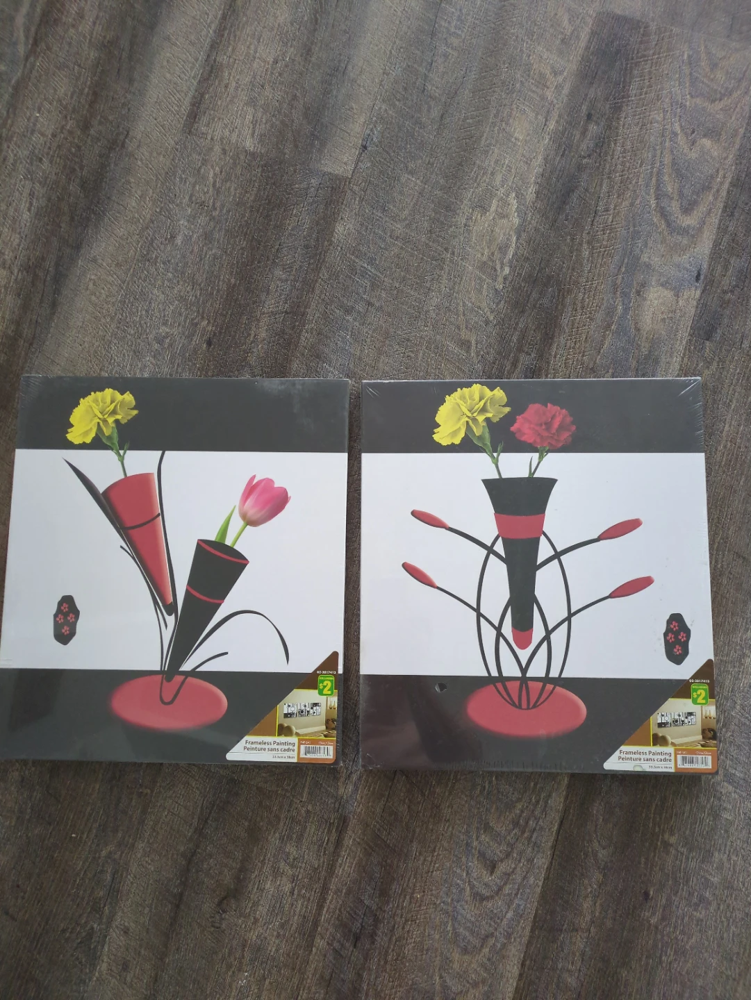 Frameless Paintings - Set of 2