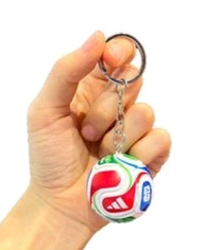 Soccer Ball & Trophy Keychain Set - photo 3