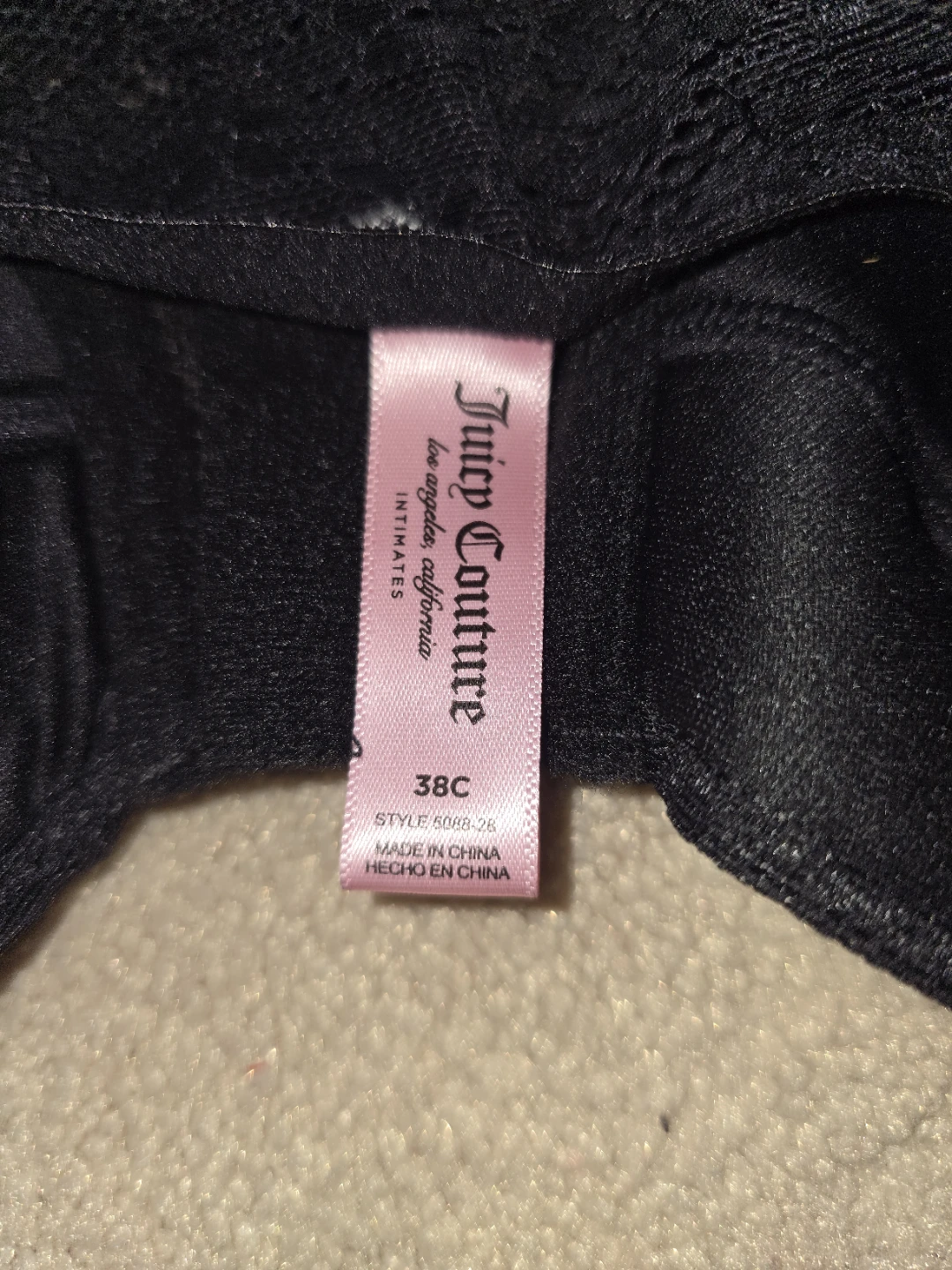 Juicy Couture Black Lace Corset Bra - photo 3