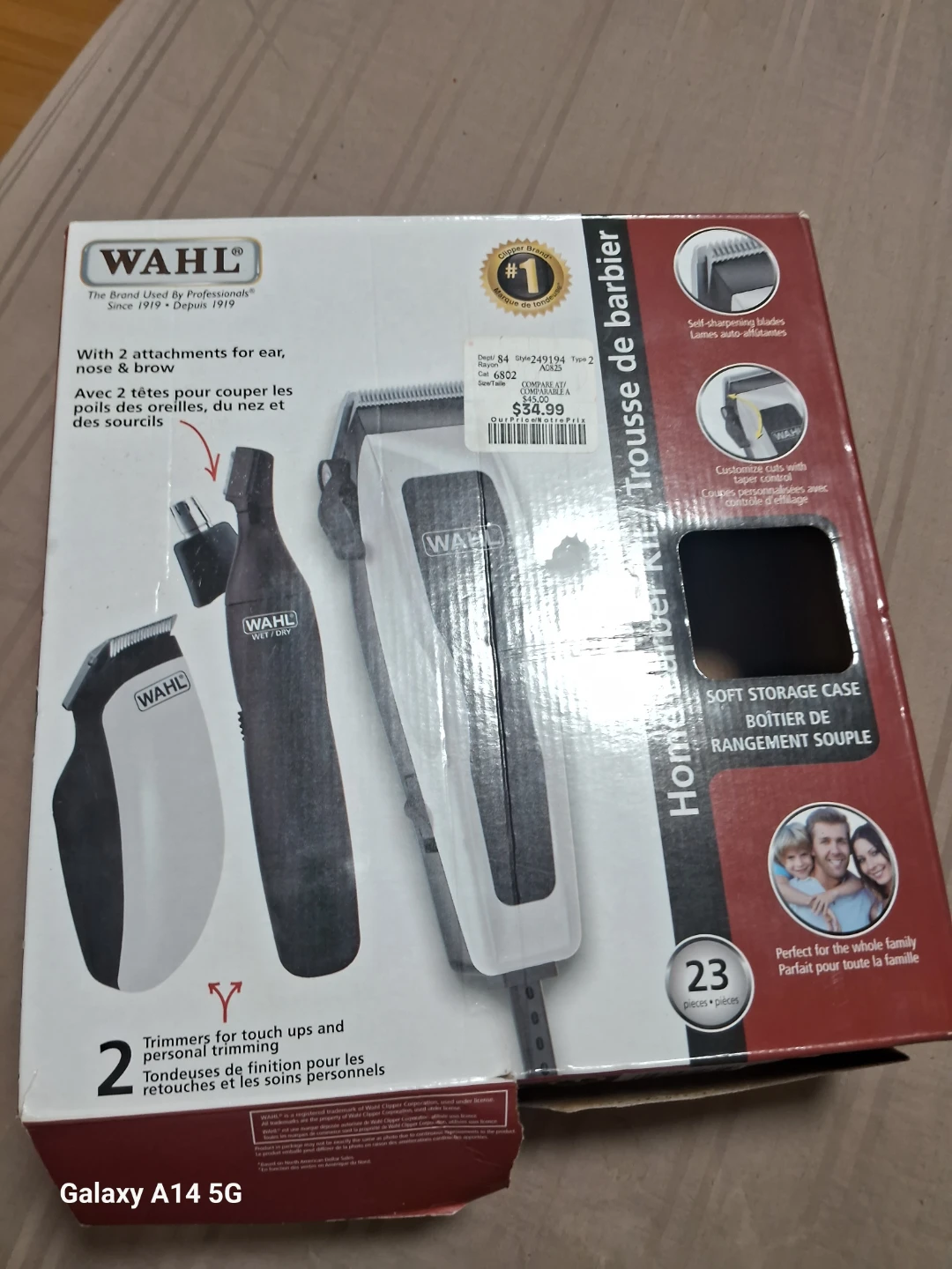 Wahl Home Barber Kit - 22-Piece Haircutting Kit