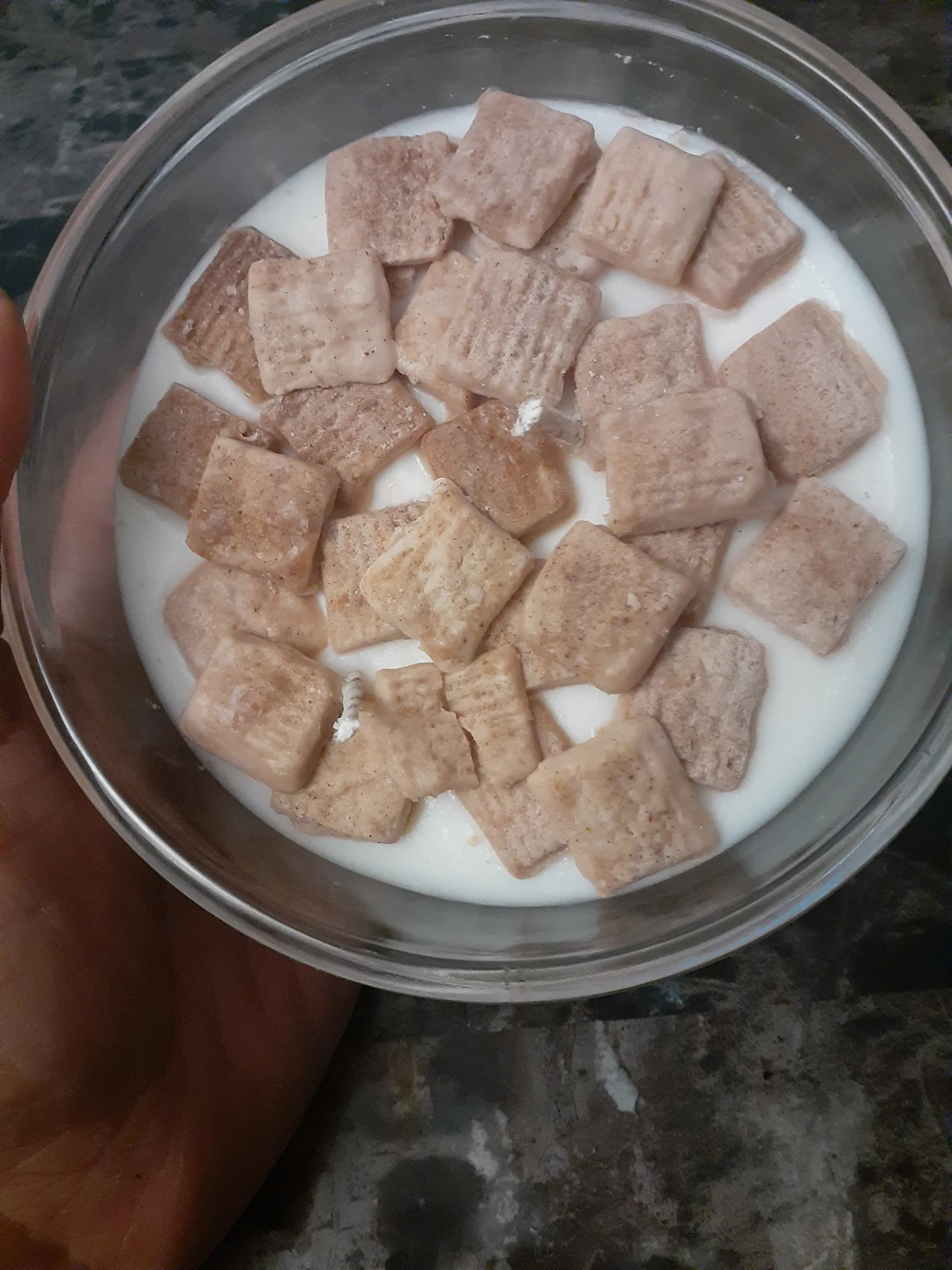 Square Cinnamon Cereal Candle - photo 2